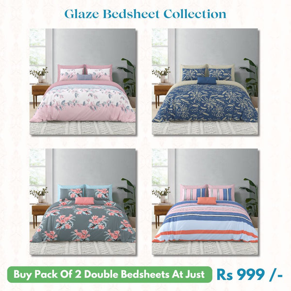 Glaze Double Bedsheet